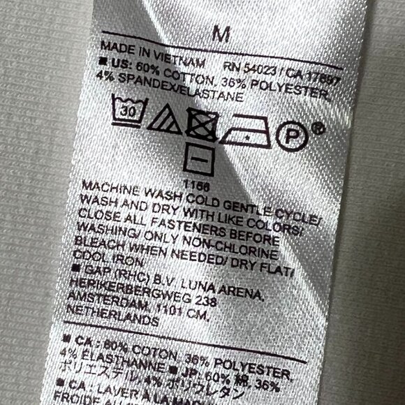 BANANA REPUBLIC WASHABLE COTTON BLEND BLAZER MEDIUM IVORY - Picture 7 of 10